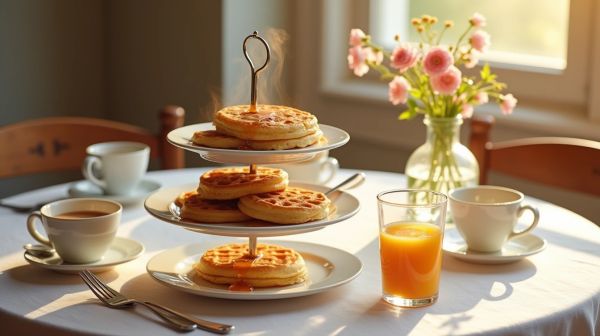 Pourquoi choisir les pancakes et waffles pour un brunch réconfortant