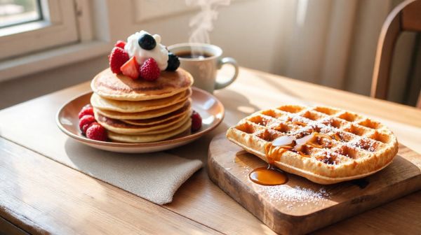 Top 5 raisons d'opter pour pancakes et waffles au brunch